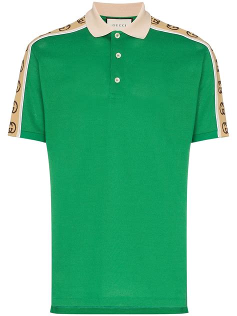 gucci polo shirts for men cheap|farfetch gucci polo shirts.